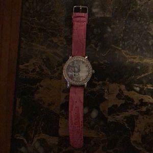 Ed Hardy skull and rhinestone watch